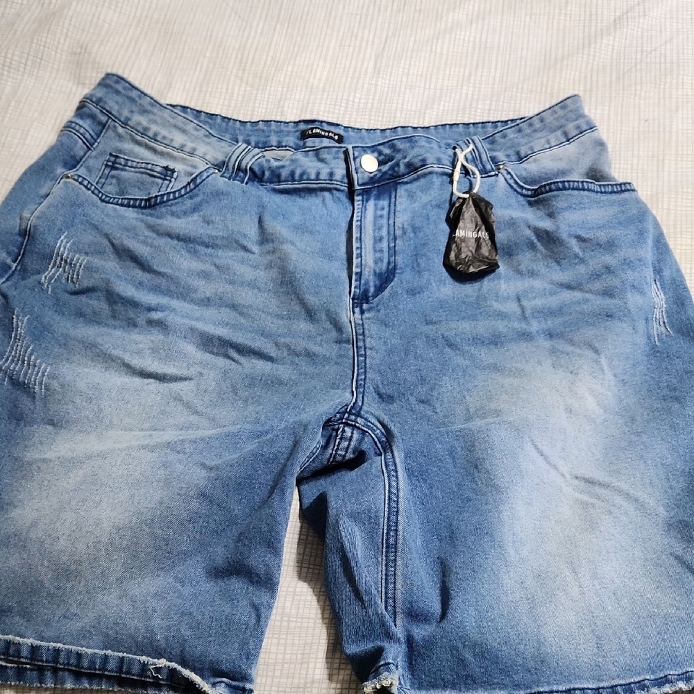 Stylish Blue Denim Jean Shorts for Women
